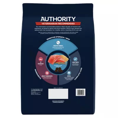 Authority Sensitive Stomach & Skin Large Breed Adult Dog Dry Food - Salmon & Rice - Image 8