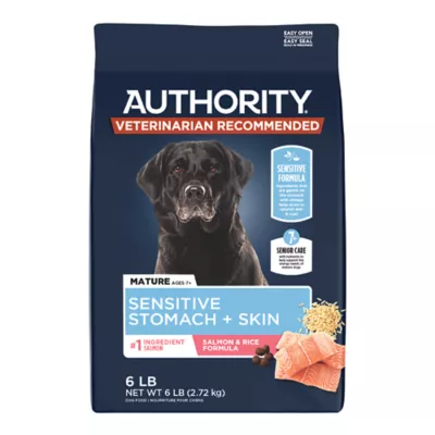 Authority Sensitive Stomach & Skin Senior Adult Dry Dog Food - Salmon - Image 1