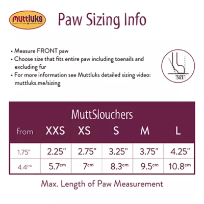 Product Muttluks MuttSlouchers Reflective Dog Socks