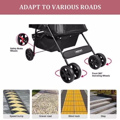Product Jespet 4Wheel Pet Stroller