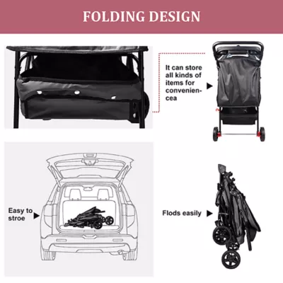 Product Jespet 4Wheel Pet Stroller