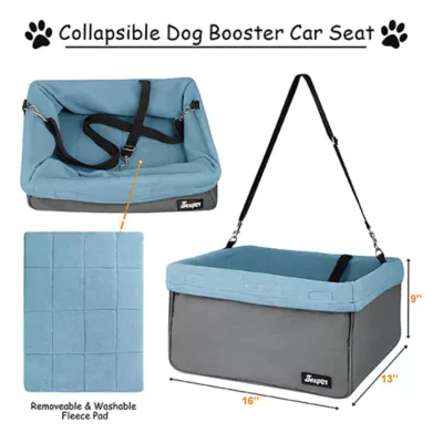 Product Jespet Dog Car Seat, Grey, 16-in