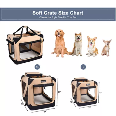 Product Jespet Soft-Sided Dog Crate, 30-in