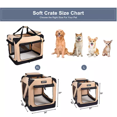 Product Jespet Soft-Sided Dog Crate, 36-in