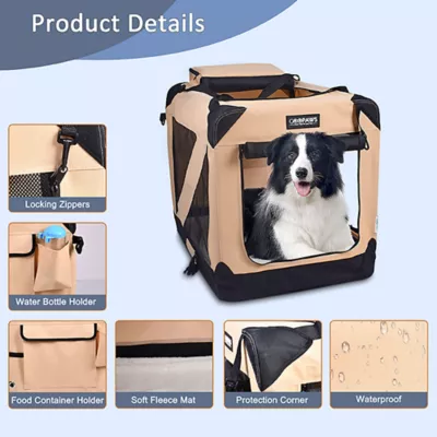 Product Jespet Soft-Sided Dog Crate, 36-in