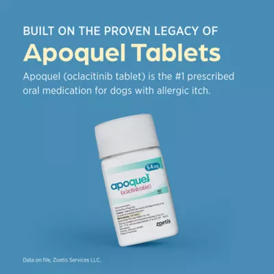 Apoquel (oclacitinib chewable tablet) Chewable for Dogs - 3.6 mg, 5.4 mg, or 16 mg - 1 CT or 30 CT - Image 8
