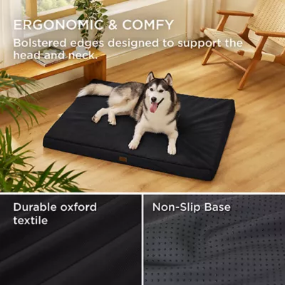 Bedsure® Orthopedic Waterproof Dog Bed with Sherpa & Oxford Fabric Removable Cover & Egg Crate Foam - Image 3