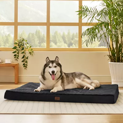 Bedsure® Orthopedic Waterproof Dog Bed with Sherpa & Oxford Fabric Removable Cover & Egg Crate Foam - Image 5