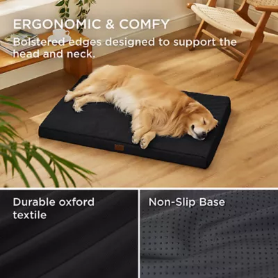 Bedsure® Orthopedic Waterproof Dog Bed with Sherpa & Oxford Fabric Removable Cover & Egg Crate Foam - Image 3
