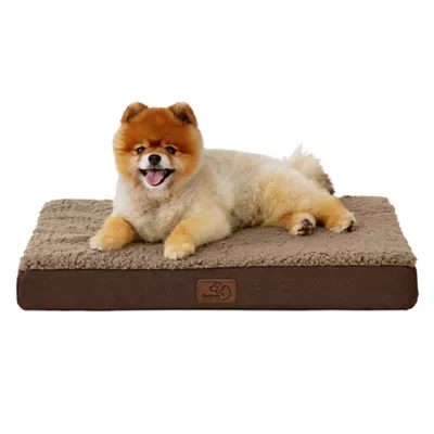 Bedsure® Orthopedic Waterproof Dog Bed with Sherpa & Oxford Fabric Removable Cover & Egg Crate Foam - Image 1