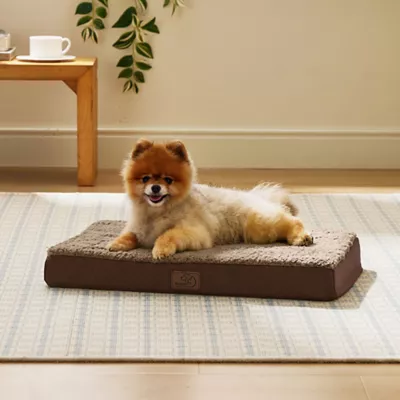 Bedsure® Orthopedic Waterproof Dog Bed with Sherpa & Oxford Fabric Removable Cover & Egg Crate Foam - Image 5