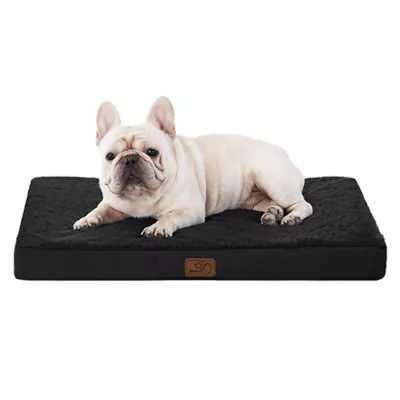 Bedsure® Orthopedic Waterproof Dog Bed with Sherpa & Oxford Fabric Removable Cover & Egg Crate Foam - Image 1