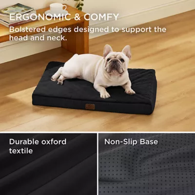 Bedsure® Orthopedic Waterproof Dog Bed with Sherpa & Oxford Fabric Removable Cover & Egg Crate Foam - Image 3