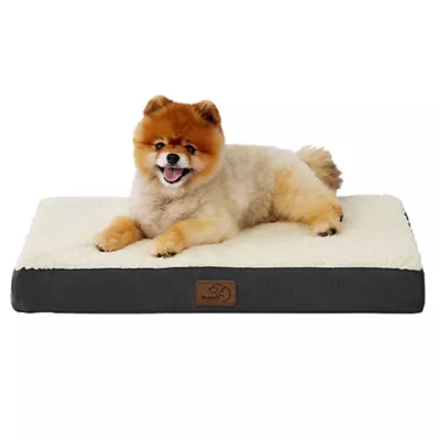 Bedsure® Orthopedic Waterproof Dog Bed with Sherpa & Oxford Fabric Removable Cover & Egg Crate Foam - Image 1