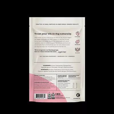 Product Crumps' Naturals Dog Treats - Venison Jerky with Chia Seeds, 5.6oz