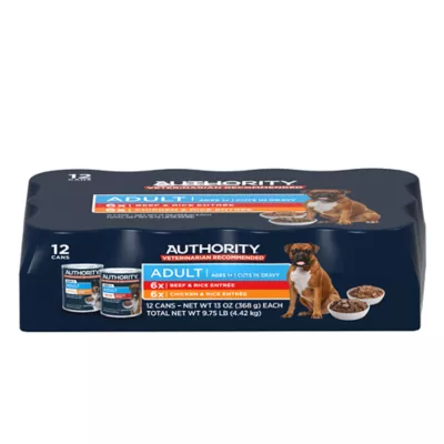 Authority Everyday Health Adult Wet Dog Food - Chicken & Beef, 12 Pack - Image 1