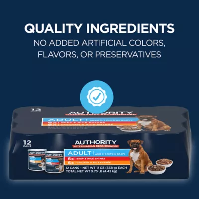 Authority Everyday Health Adult Wet Dog Food - Chicken & Beef, 12 Pack - Image 4