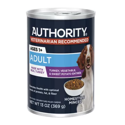 Authority Homestyle Adult Wet Dog Food - Minced Turkey, 13 oz - Image 1