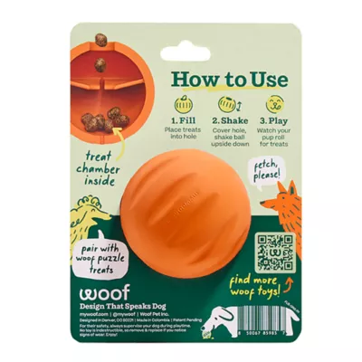 Product WOOF Flyball Treat Dispensing Dog Toy