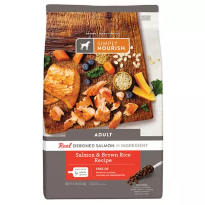 Simply Nourish Original Adult Dry Dog Food - Salmon & Brown Rice - Image 1