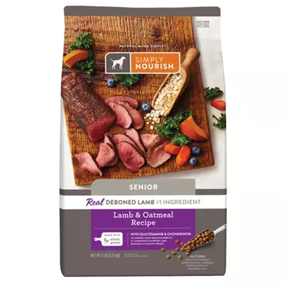 Simply Nourish Original Senior Dry Dog Food - Lamb & Oatmeal - Image 1