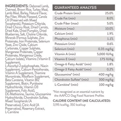 Simply Nourish Original Senior Dry Dog Food - Lamb & Oatmeal - Image 6