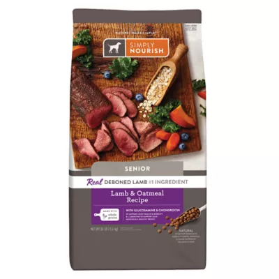 Simply Nourish Original Senior Dry Dog Food - Lamb & Oatmeal - Image 1