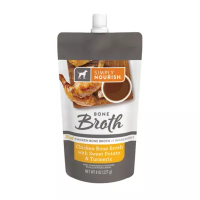 Simply Nourish Original Adult Dog Meal Toppers - Bone Broth, 8 oz - Image 1