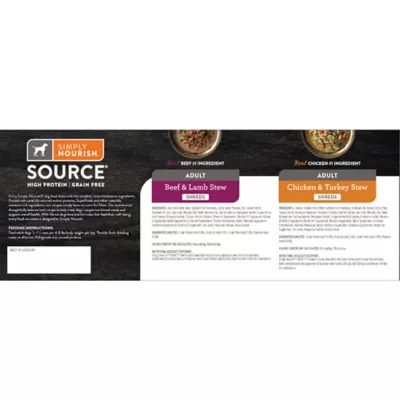 Simply Nourish Source Adult Wet Dog Food - Variety Pack, 6 ct - Image 7