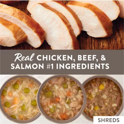 Simply Nourish Original Adult Dog Meal Topper - Shreds, Variety Pack, 12 ct - Image 2