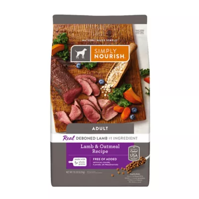 Simply Nourish Original Adult Dry Dog Food - Lamb & Oatmeal - Image 1