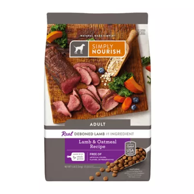 Simply Nourish Original Adult Dry Dog Food - Lamb & Oatmeal - Image 1