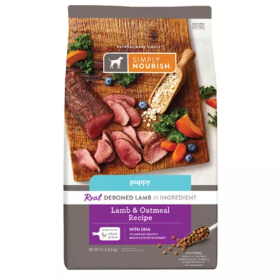 Simply Nourish Original Puppy Dry Dog Food - Lamb & Oatmeal - Image 1