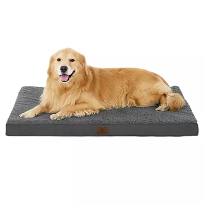 Bedsure® Orthopedic Waterproof Dog Bed with Sherpa & Oxford Fabric Removable Cover & Egg Crate Foam - Image 1