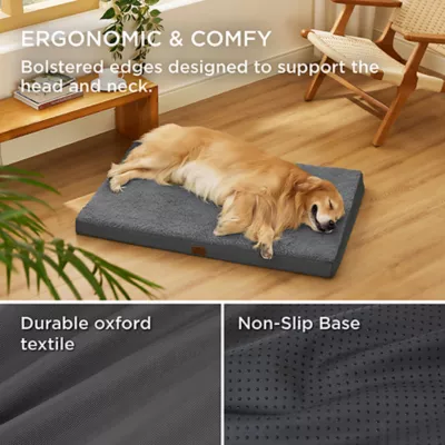 Bedsure® Orthopedic Waterproof Dog Bed with Sherpa & Oxford Fabric Removable Cover & Egg Crate Foam - Image 3