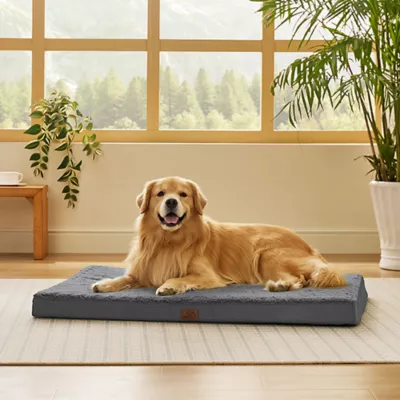 Bedsure® Orthopedic Waterproof Dog Bed with Sherpa & Oxford Fabric Removable Cover & Egg Crate Foam - Image 5