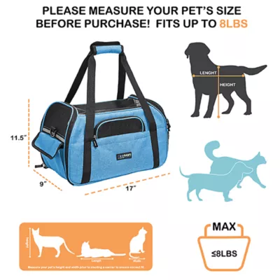 Product Jespet Soft-Sided Pet Carrier,17-in
