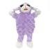 MULTIPET'S LAMB CHOP PURPLE FLATTIE CRINKLE DOG TOY image thumbnail 1