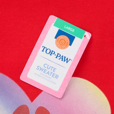Top Paw® Vday Dog Sweater - Image 5
