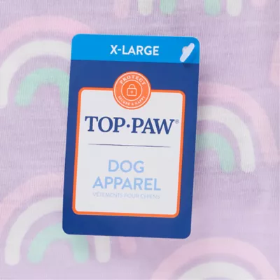Product Top Paw® New Puppy Rainbow Pajamas