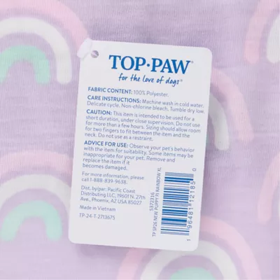Product Top Paw® New Puppy Rainbow Pajamas