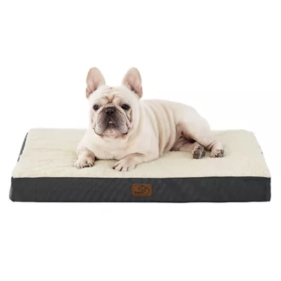 Bedsure® Orthopedic Waterproof Dog Bed with Sherpa & Oxford Fabric Removable Cover & Egg Crate Foam - Image 1
