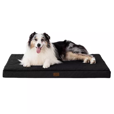 Bedsure® Orthopedic Waterproof Dog Bed with Sherpa & Oxford Fabric Removable Cover & Egg Crate Foam - Image 1
