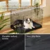 Bedsure® Orthopedic Waterproof Dog Bed with Sherpa & Oxford Fabric Removable Cover & Egg Crate Foam image thumbnail 3