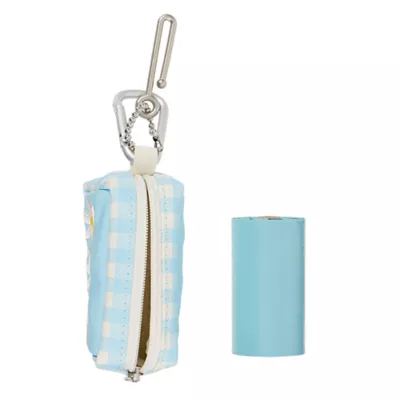 Top Paw® Poop Bag Dispenser - Blue Gingham - Image 3