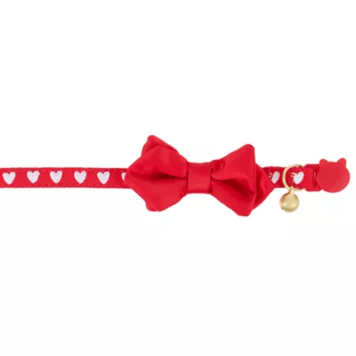 Product Whisker City® Red Heart Cat Collar with Bow