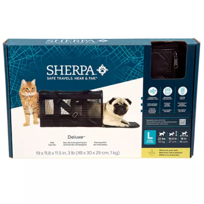 Product Sherpa Deluxe Guaranteed On Board Soft Sided Dog & Cat Carrier