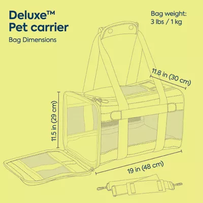 Product Sherpa Deluxe Guaranteed On Board Soft Sided Dog & Cat Carrier
