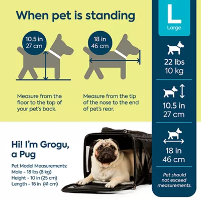 Product Sherpa Deluxe Guaranteed On Board Soft Sided Dog & Cat Carrier