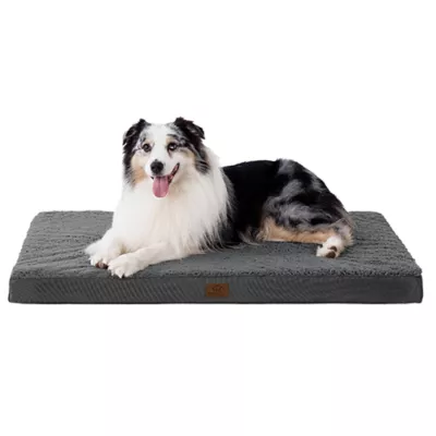 Bedsure® Orthopedic Waterproof Dog Bed with Sherpa & Oxford Fabric Removable Cover & Egg Crate Foam - Image 1